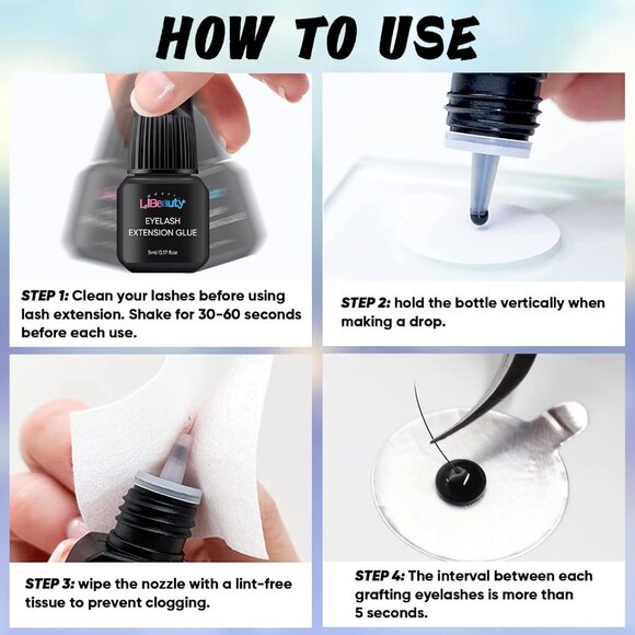 Eyelash Extension Glue Long Lasting Super Strong - Picture 4 of 8